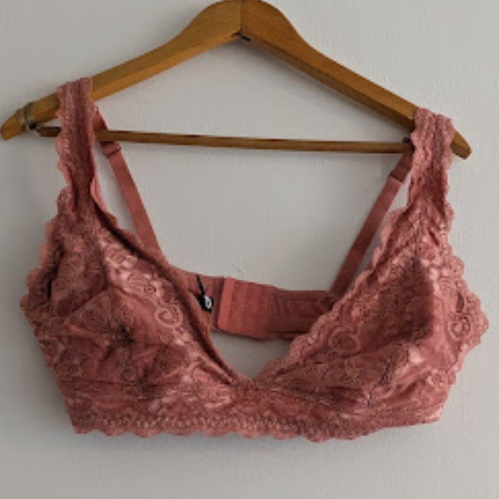A&I Coral Lace Bralette Size 2X